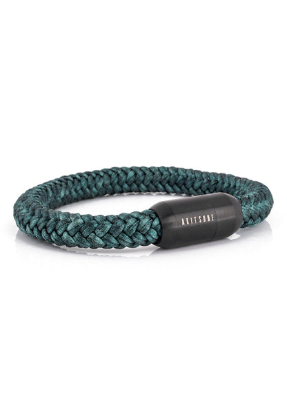 Portus Nautical Rope Bracelet Black-Green
