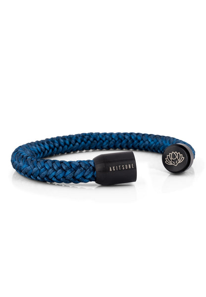 Portus Nautical Rope Bracelet Black-Navyblue