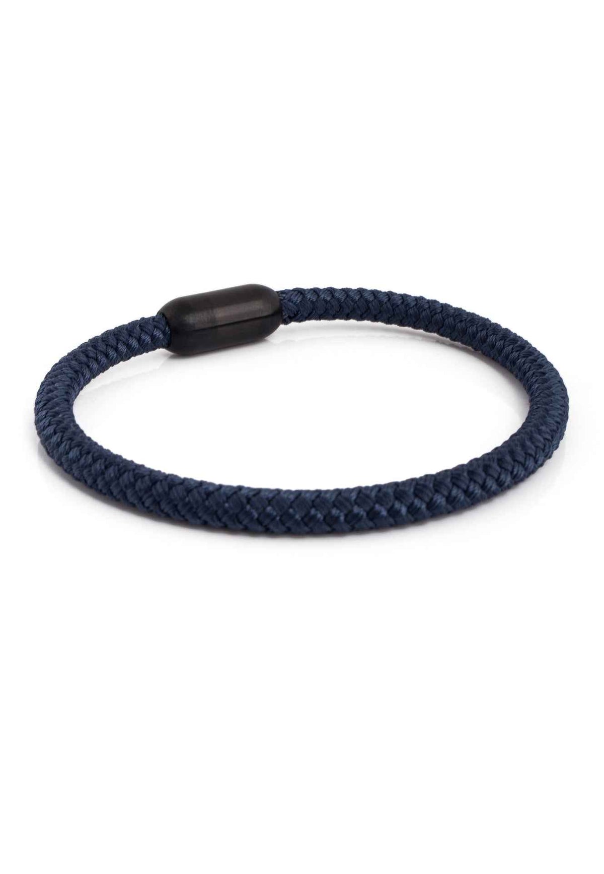 Silvus Nylon Bracelet - Matte Black - Navyblue