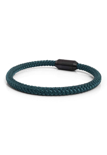 Silvus Nylon Bracelet - Matte Black - Dark Green