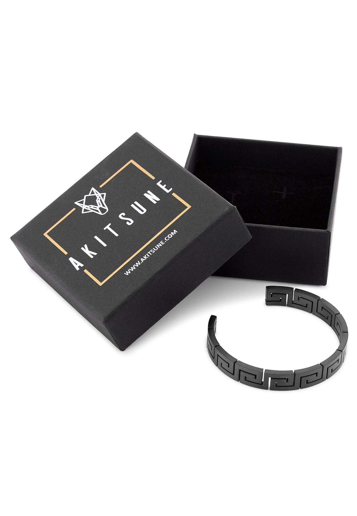 Argius Meander Bangle - Black