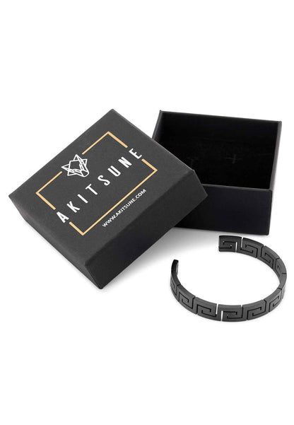 Argius Meander Bangle - Black
