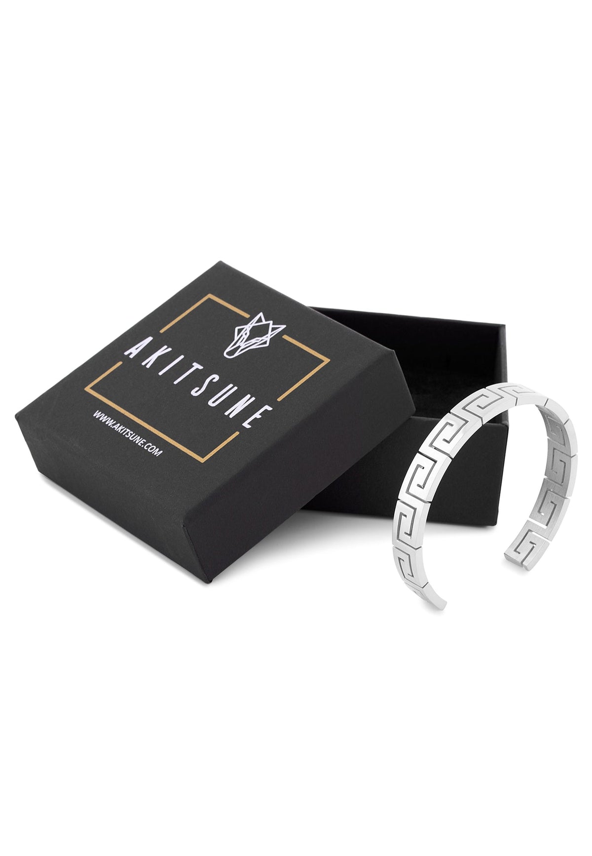 Argius Meander Bangle - Silver