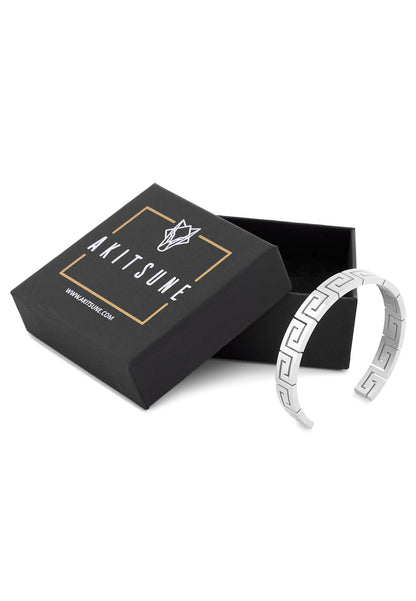 Argius Meander Bangle - Silver