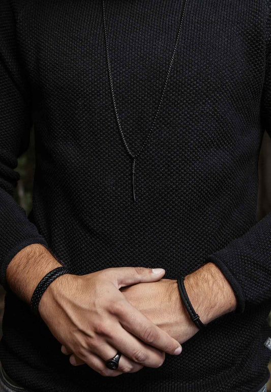Gladius Pendant / Necklace Matte Black 90 cm