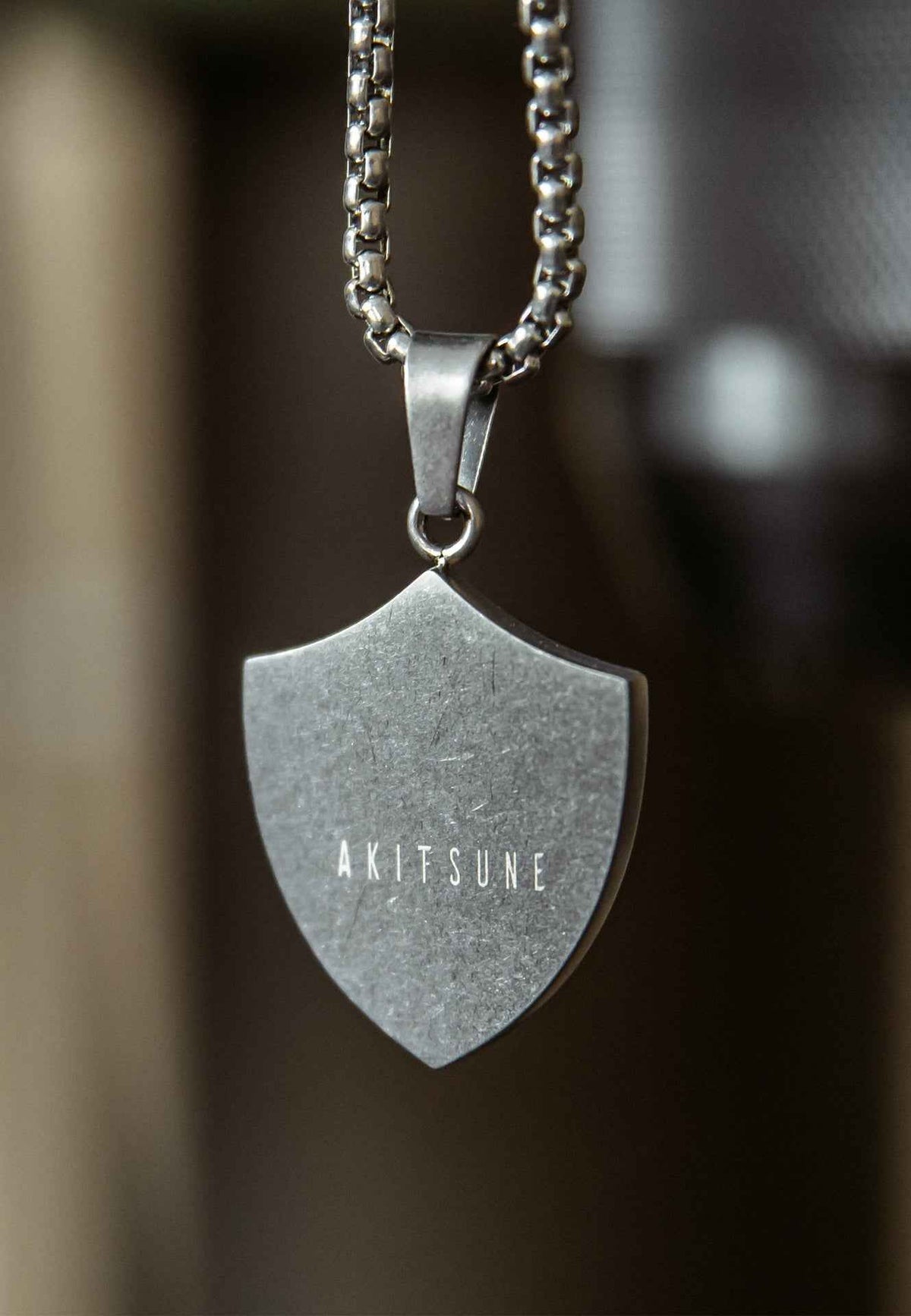 Insignia Pendant / Necklace Antique Silver 90 cm