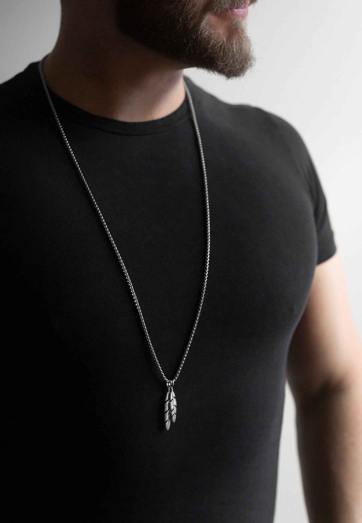 Levitas Pendant / Necklace Silver 90 cm