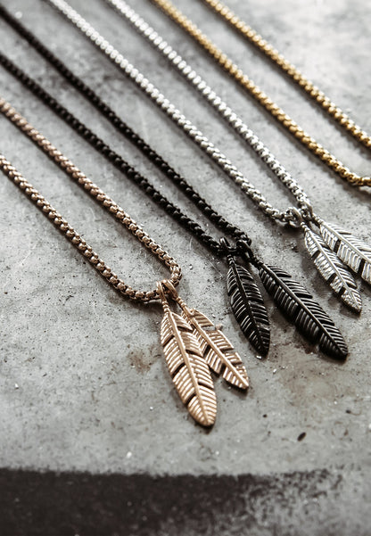 Levitas Pendant / Necklace Rose Gold 90 cm