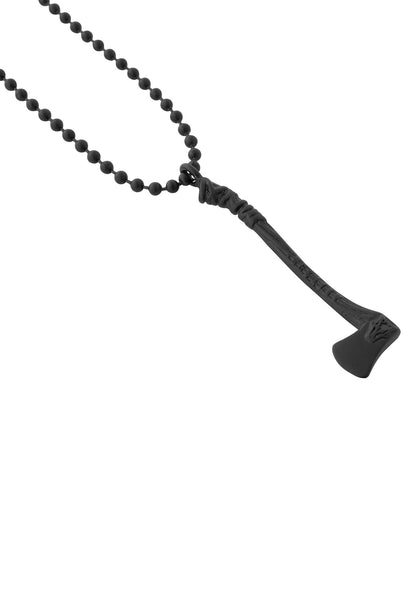 Securis Pendant / Necklace Matte Black 70 cm