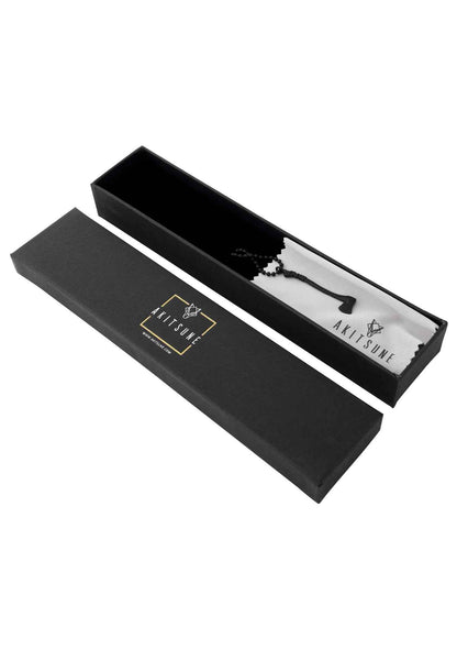 Securis Pendant / Necklace Matte Black 70 cm