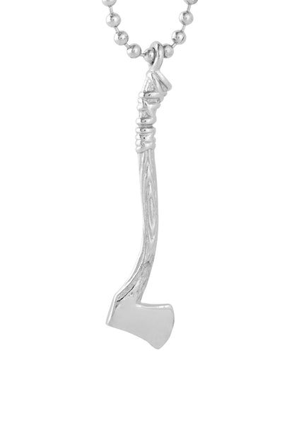 Securis Pendant / Necklace Silver 70 cm