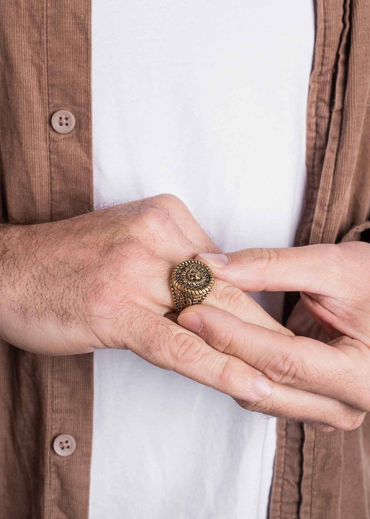 Imperator Ring Antique Gold