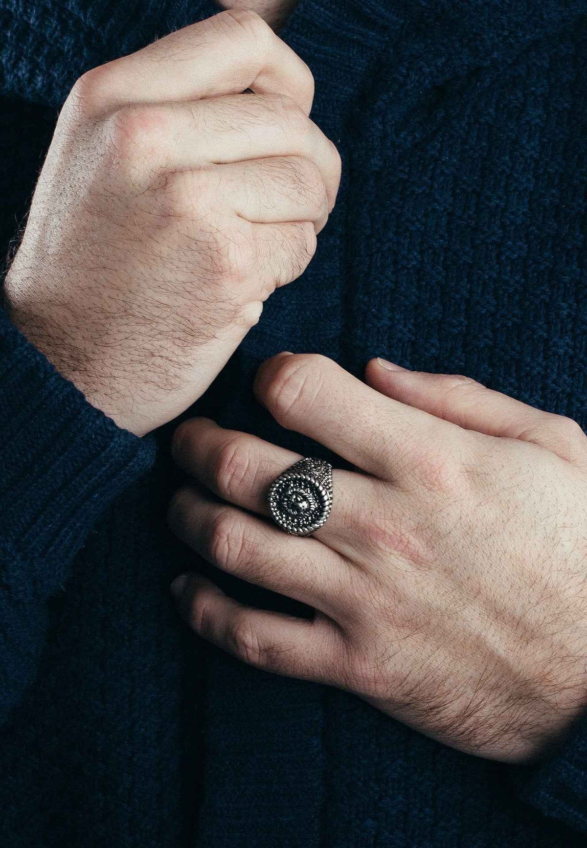 Imperator Ring Antique Silver
