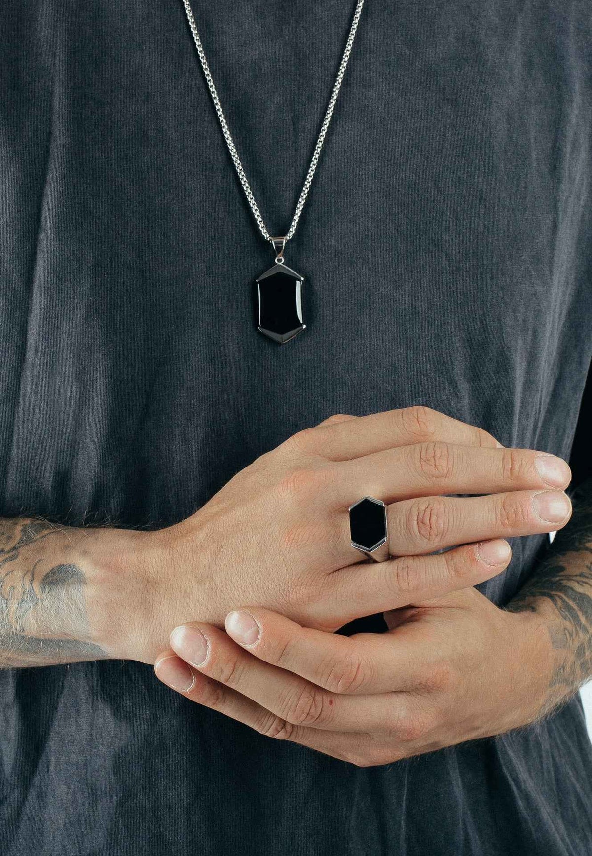 Abyss Ring Matte Black - Black