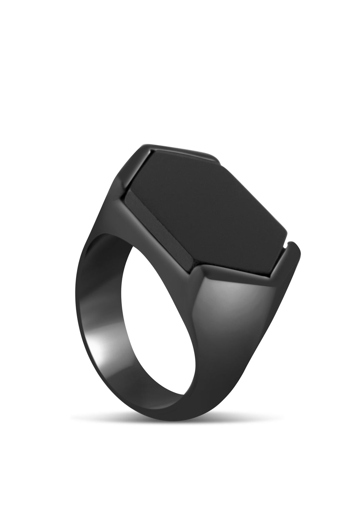 Abyss Ring Matte Black - Black