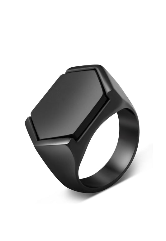 Abyss Ring Matte Black - Black