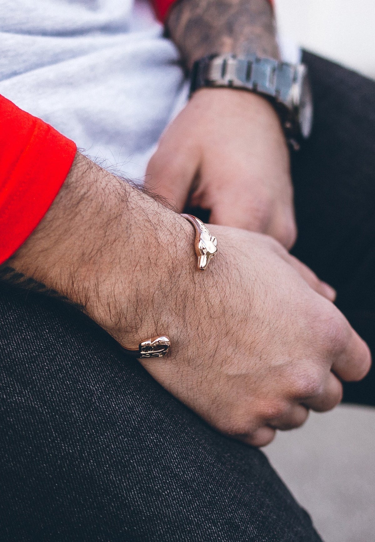 Ferus Bangle Bracelet Rose Gold