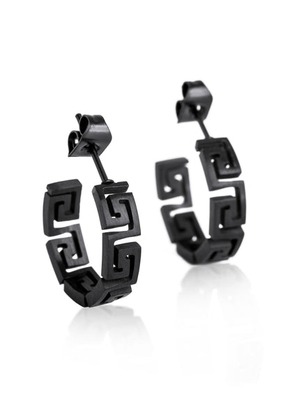 Argius Earrings Matte Black