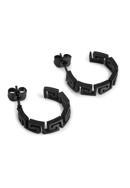 Argius Earrings Matte Black