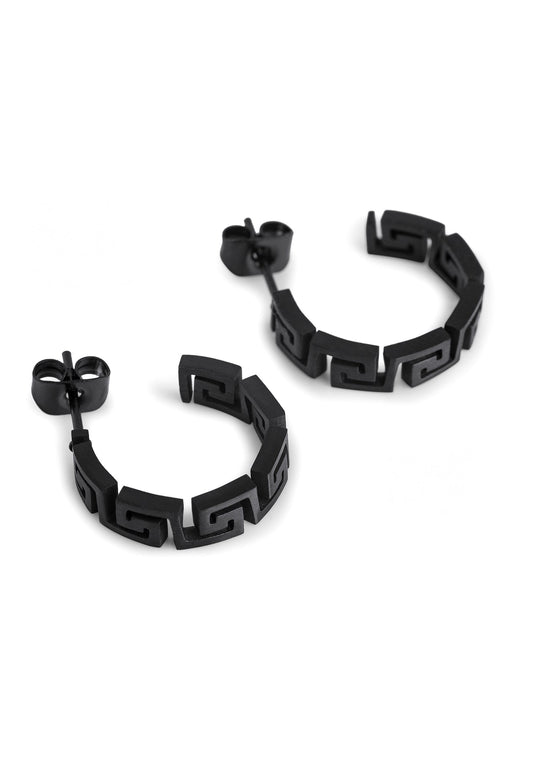 Argius Earrings Matte Black