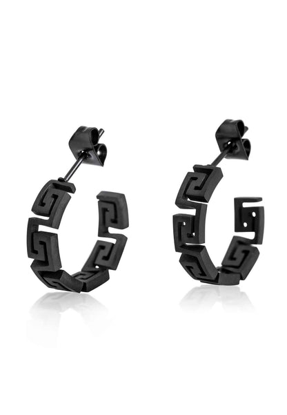 Argius Earrings Matte Black