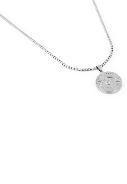 Astra Pendant / Necklace Silver 70 cm
