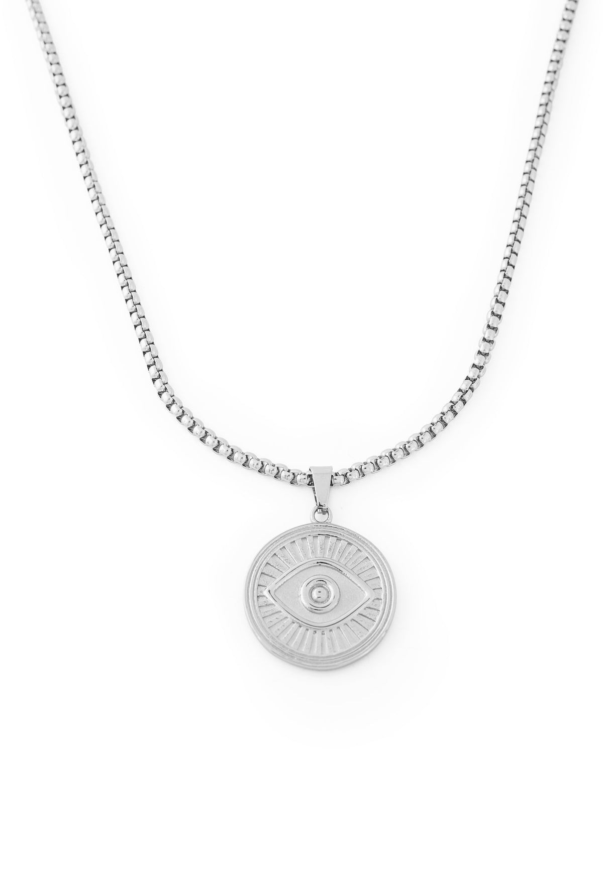Astra Pendant / Necklace Silver 70 cm
