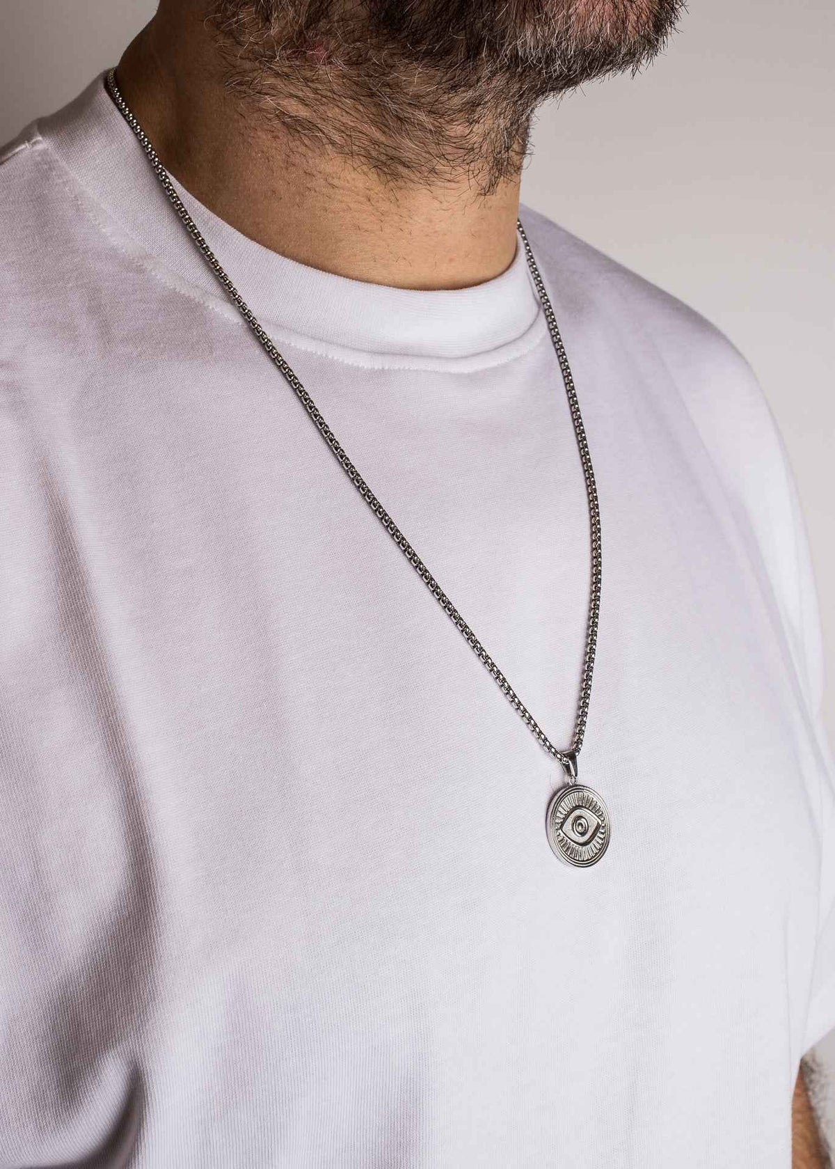 Astra Pendant / Necklace Silver 70 cm