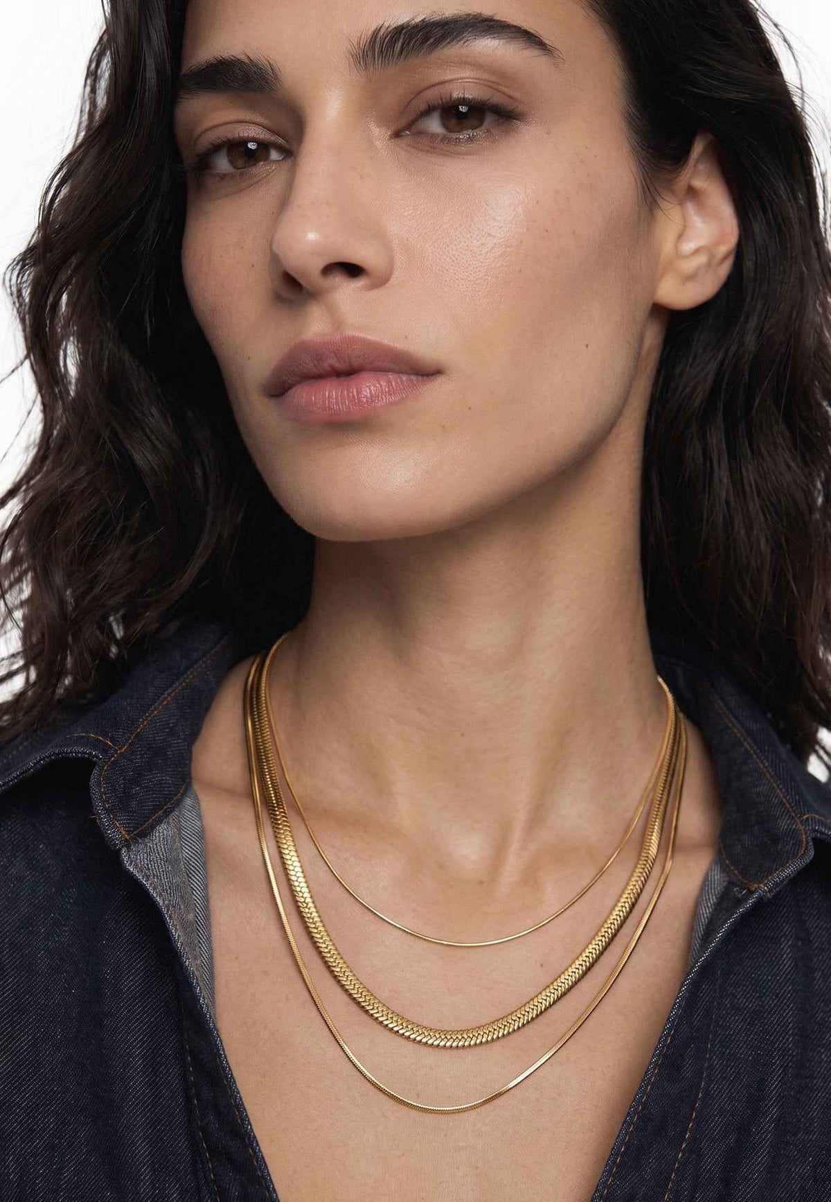 Celestia Necklace Set Gold