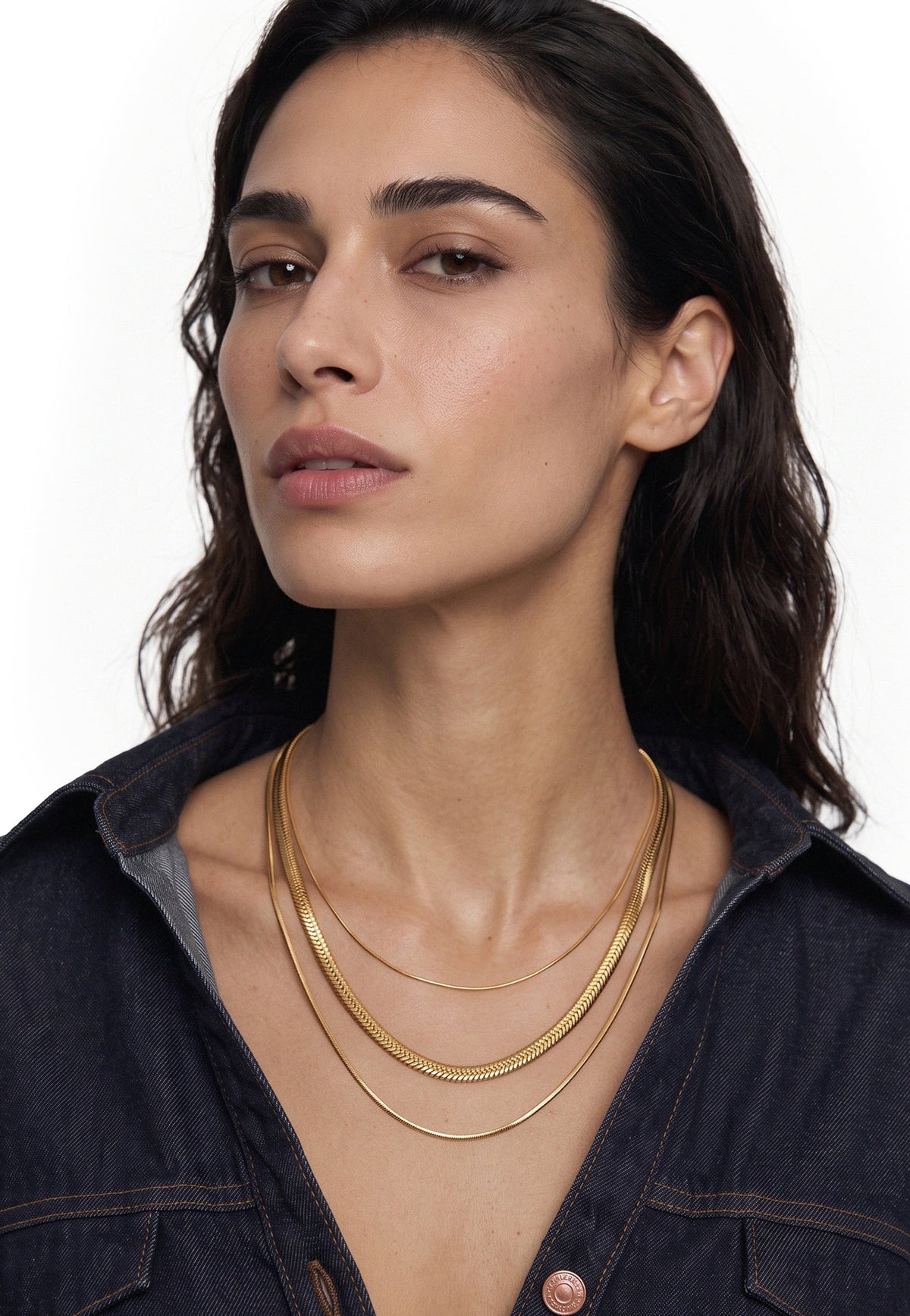 Celestia Necklace Set Gold