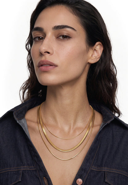 Celestia Necklace Set Gold
