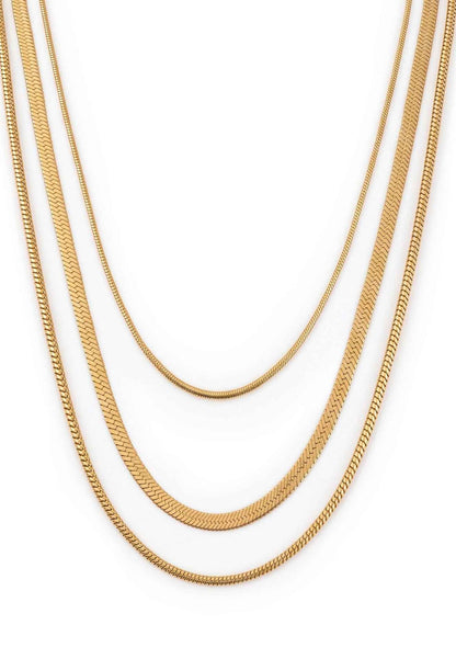 Celestia Necklace Set Gold
