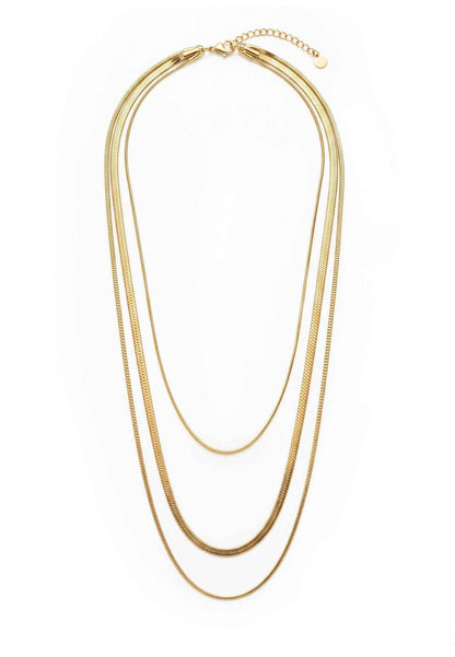 Celestia Necklace Set Gold