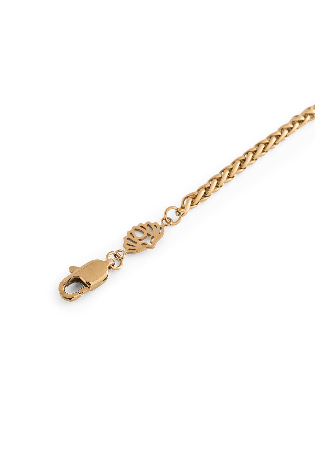 Cor Wheat Chain Bracelet Gold 3 mm