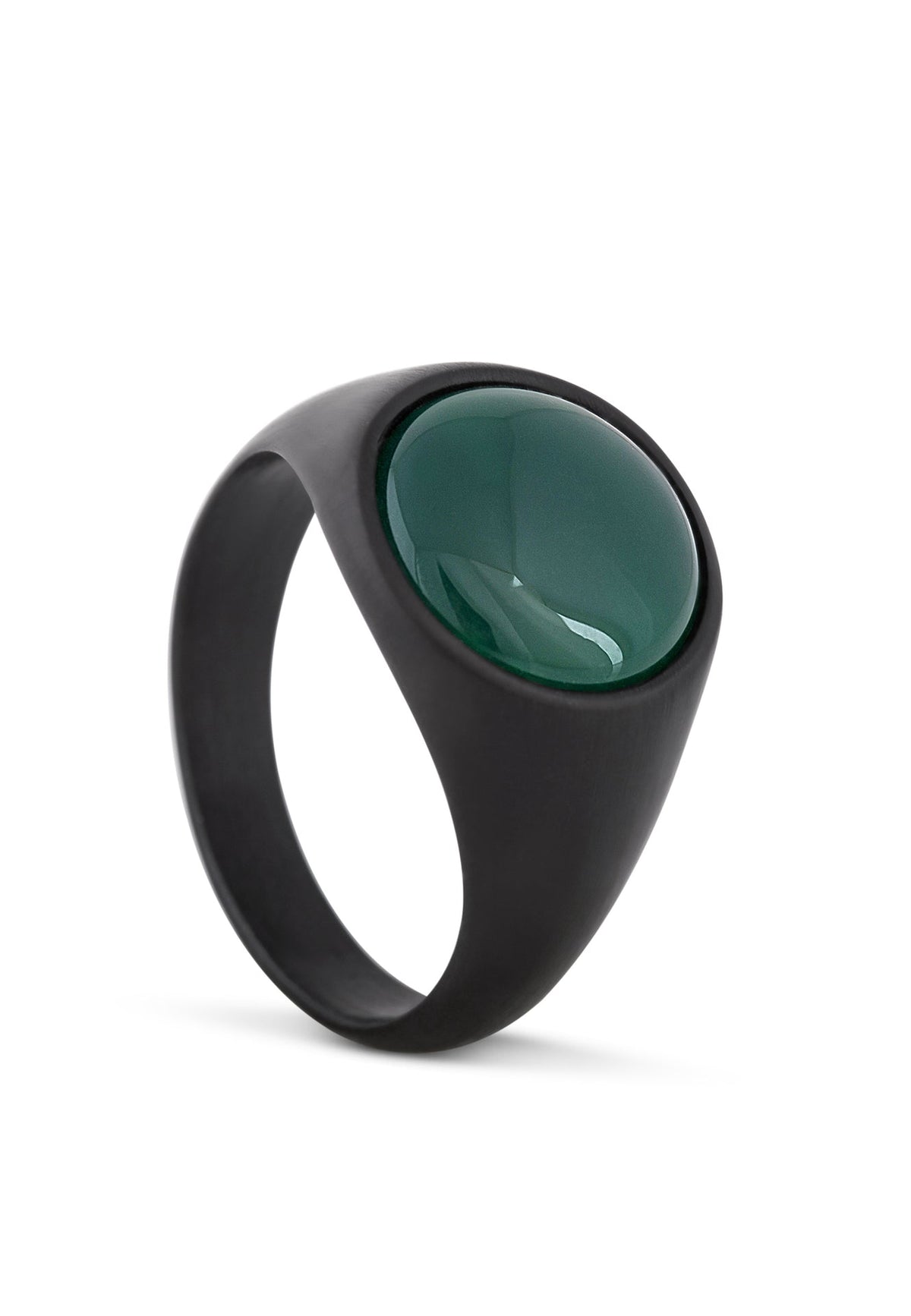 Coruscent Ring Black-Jade