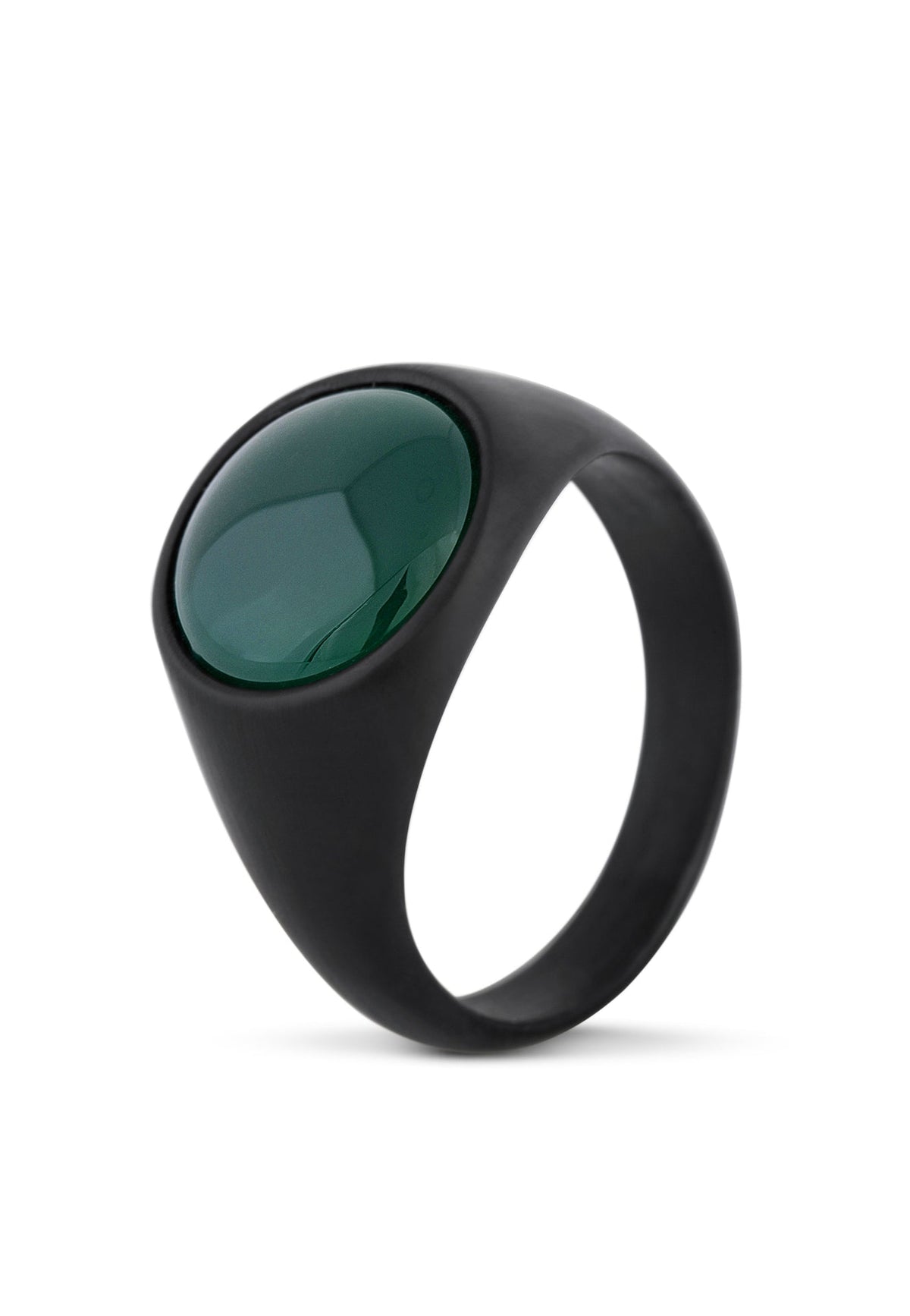 Coruscent Ring Black-Jade