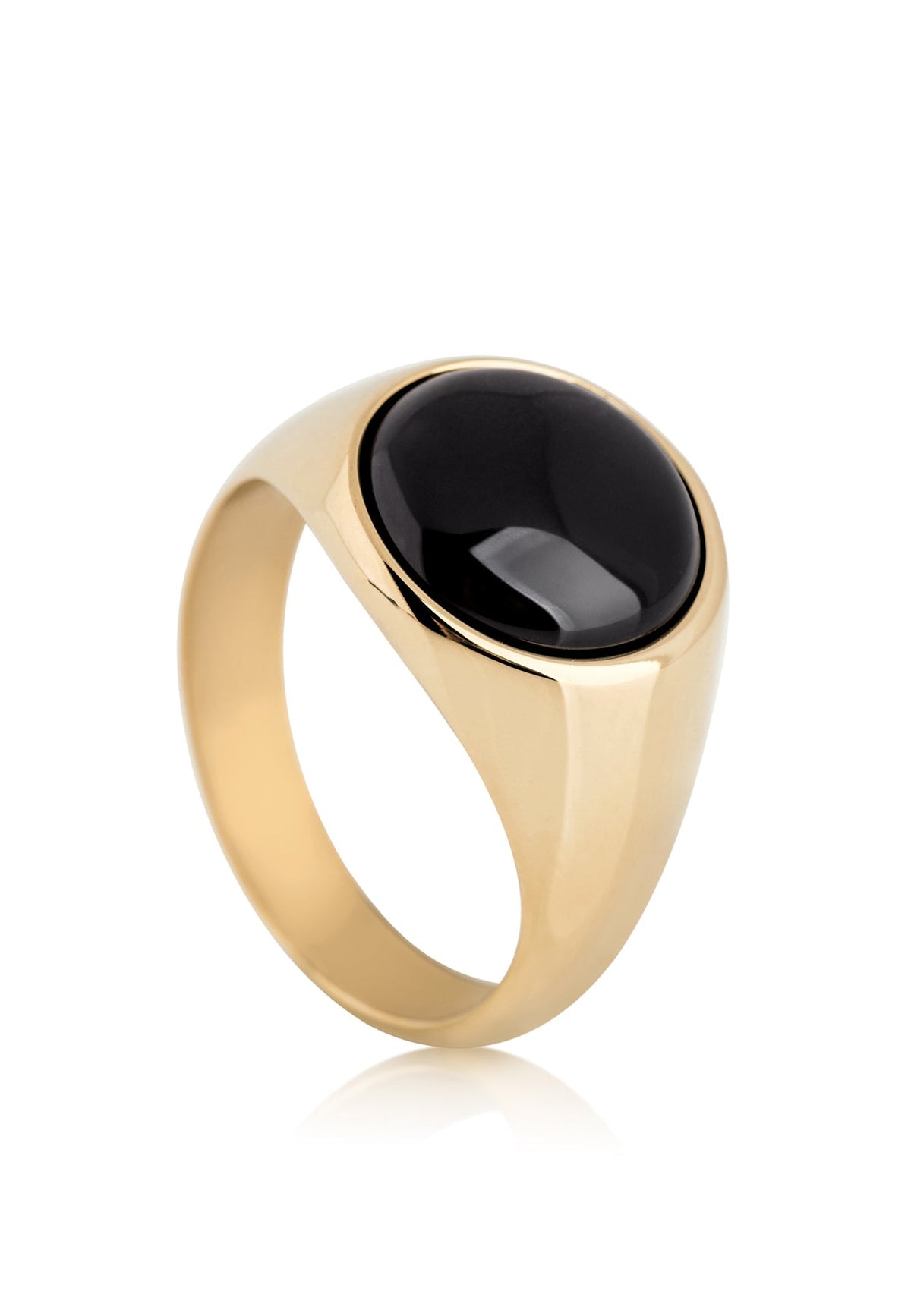 Coruscent Ring Gold-Onyx