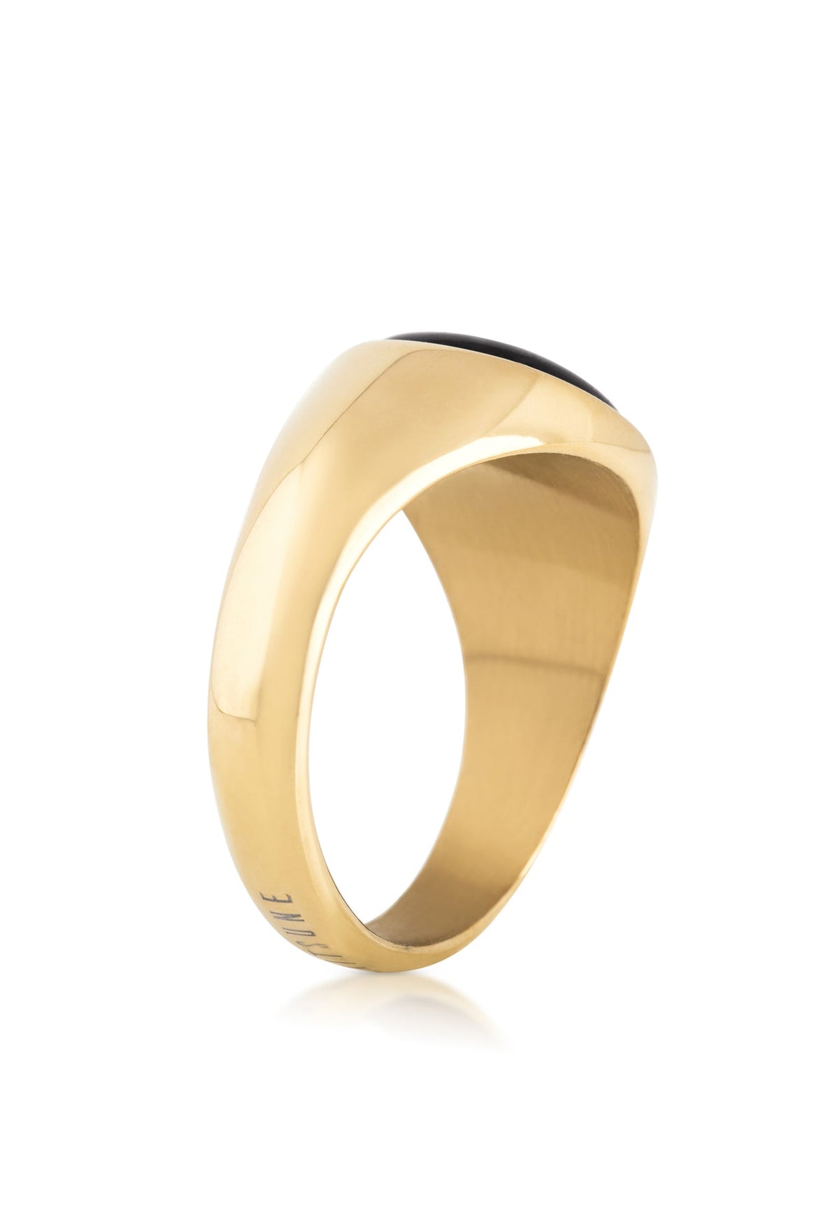 Coruscent Ring Gold-Onyx