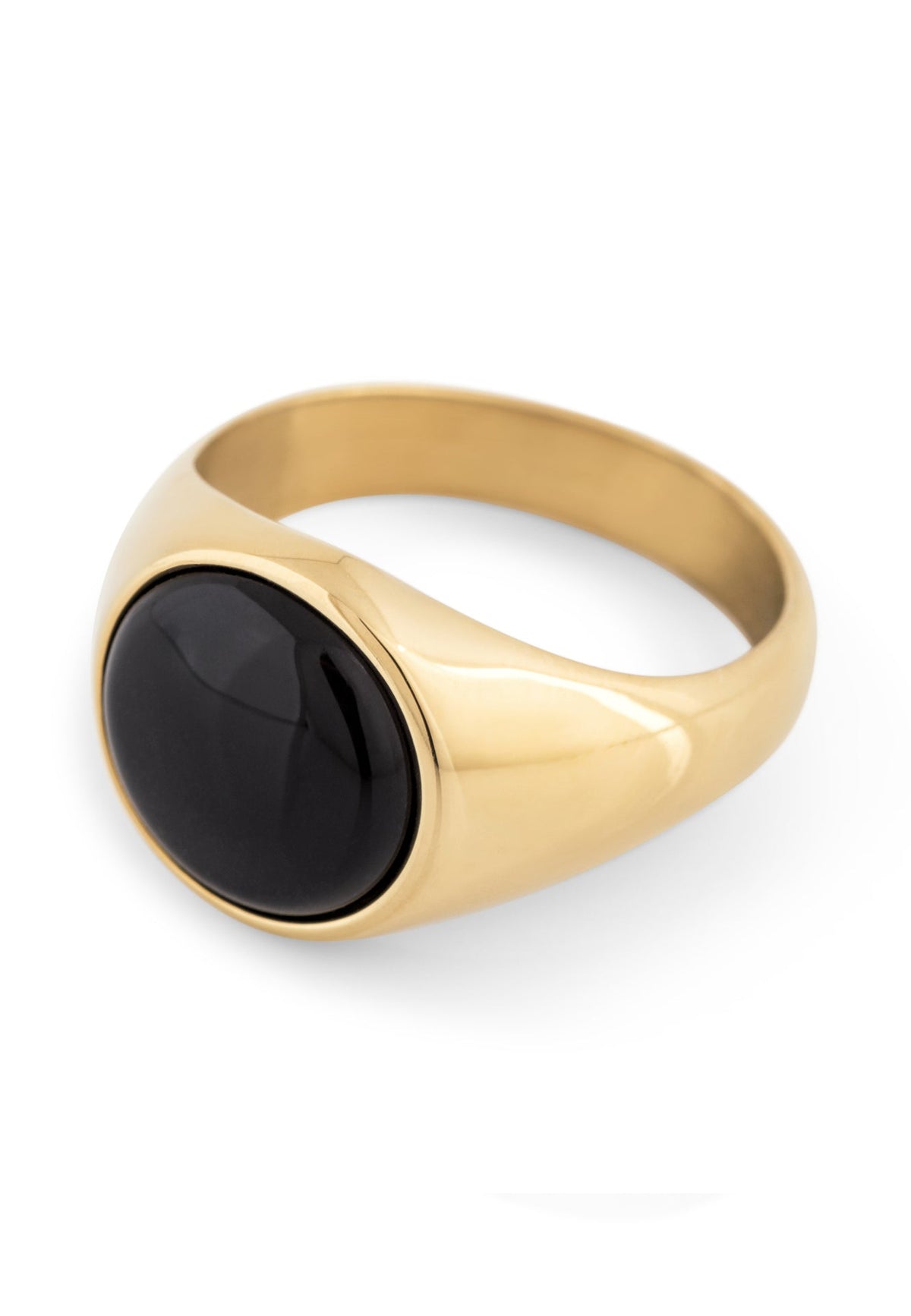 Coruscent Ring Gold-Onyx