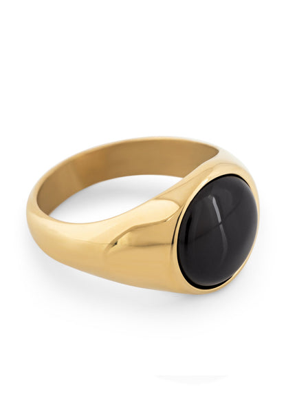 Coruscent Ring Gold-Onyx