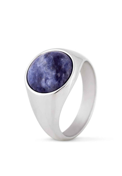 Coruscent Ring Silver-Sodalite