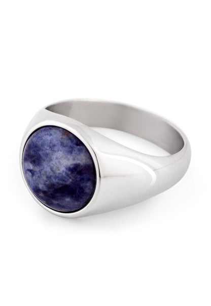 Coruscent Ring Silver-Sodalite