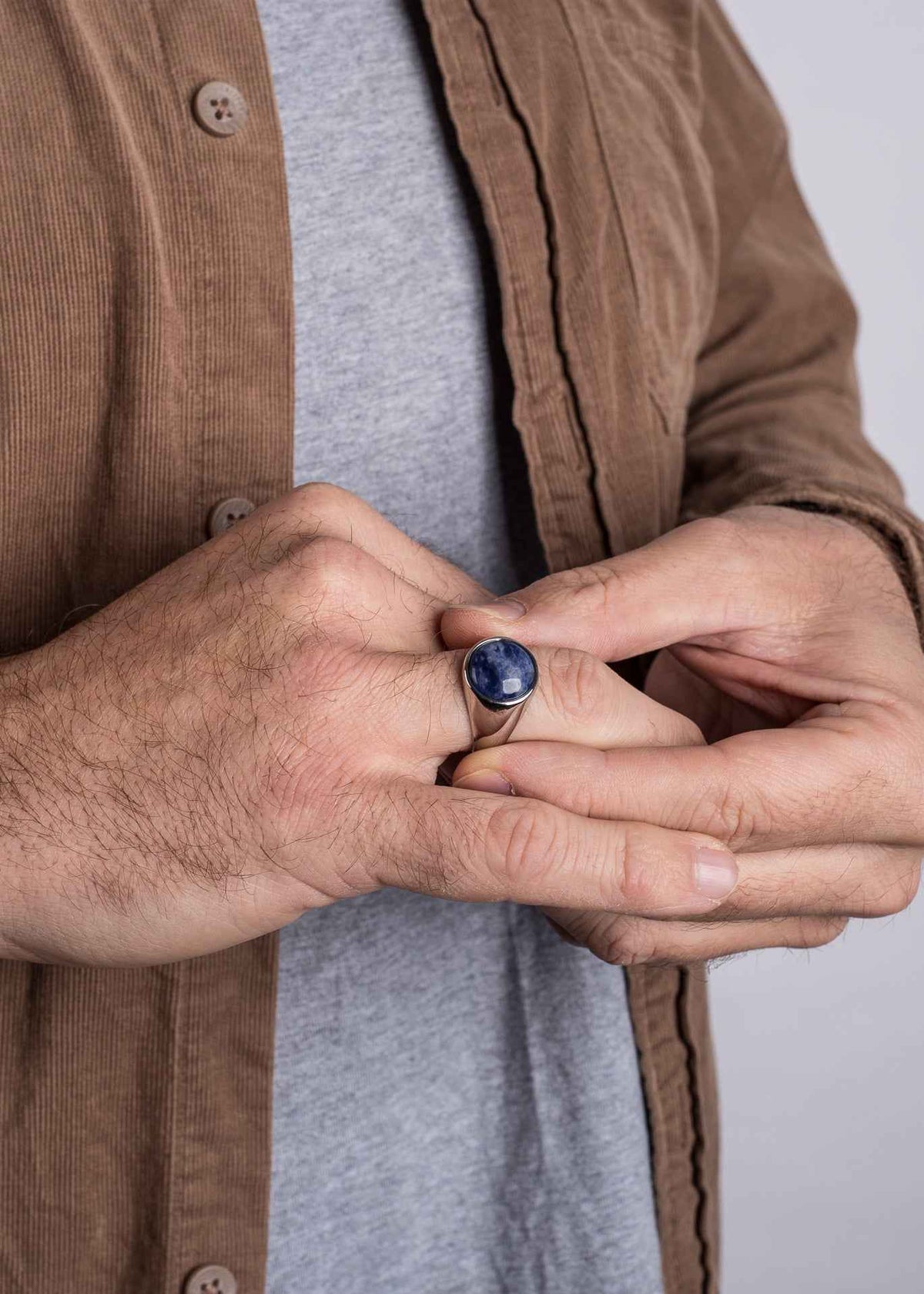 Coruscent Ring Silver-Sodalite