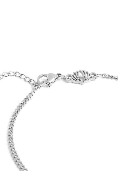 Cuban Chain Bracelet Silver 2 mm