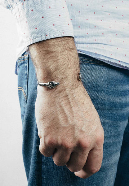 Ferus Bangle Bracelet Silver