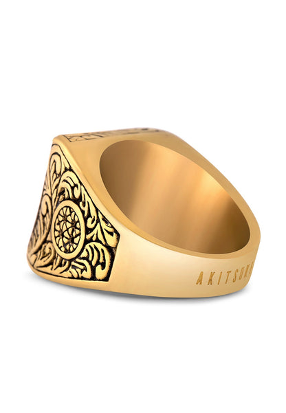 Floral Ring Gold