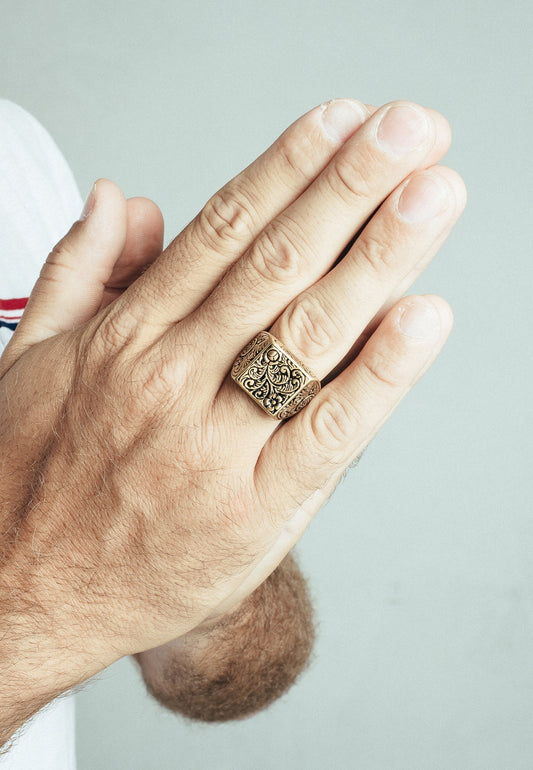 Floral Ring Gold