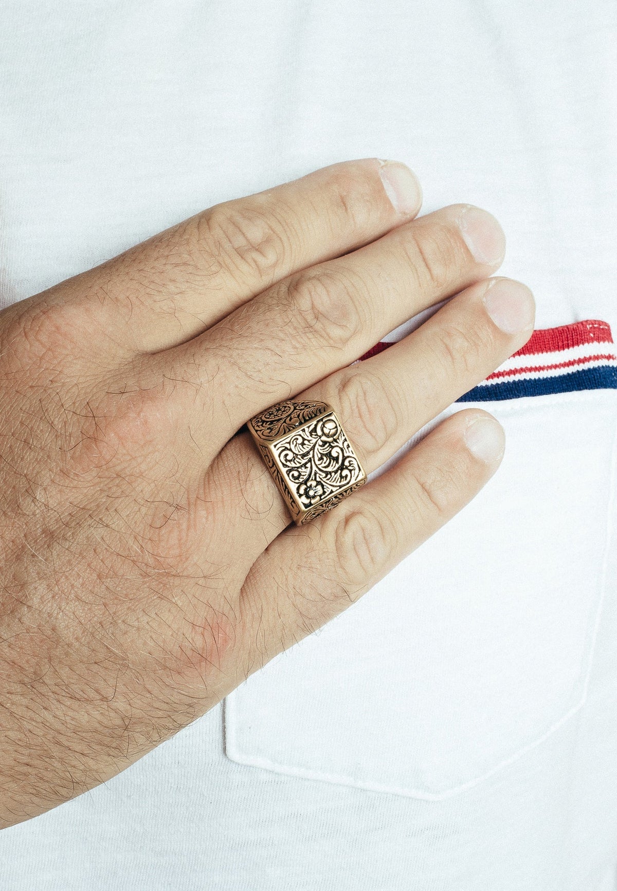 Floral Ring Gold