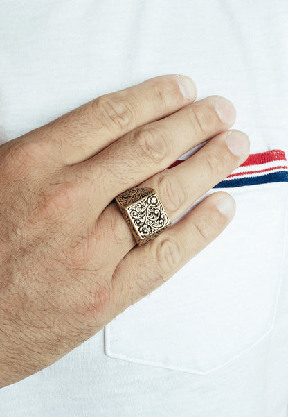 Floral Ring Gold