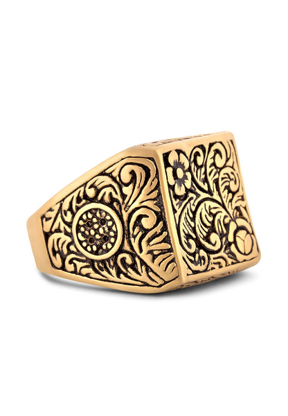 Floral Ring Gold